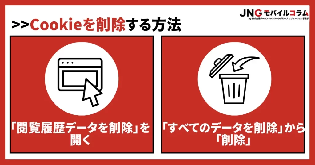 【Chrome】パソコンからCookieを削除する方法